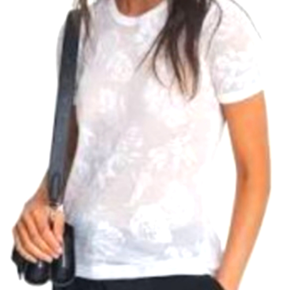 rag & bone White Floral Top